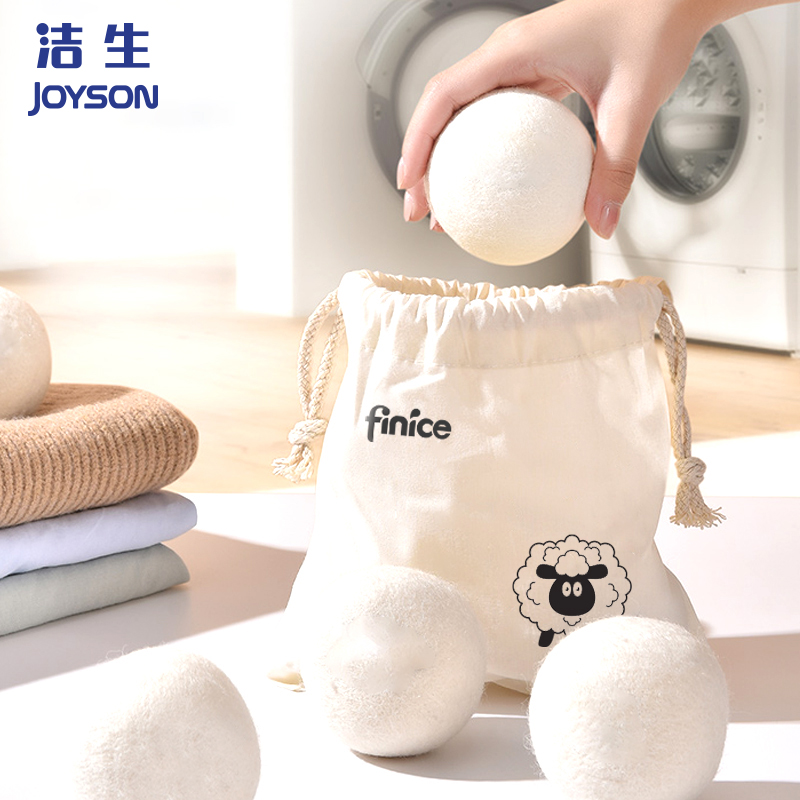 Customized Organic Reusable Natural Fabric Softener Healthy Felt Laundry Wool Dryer Balls