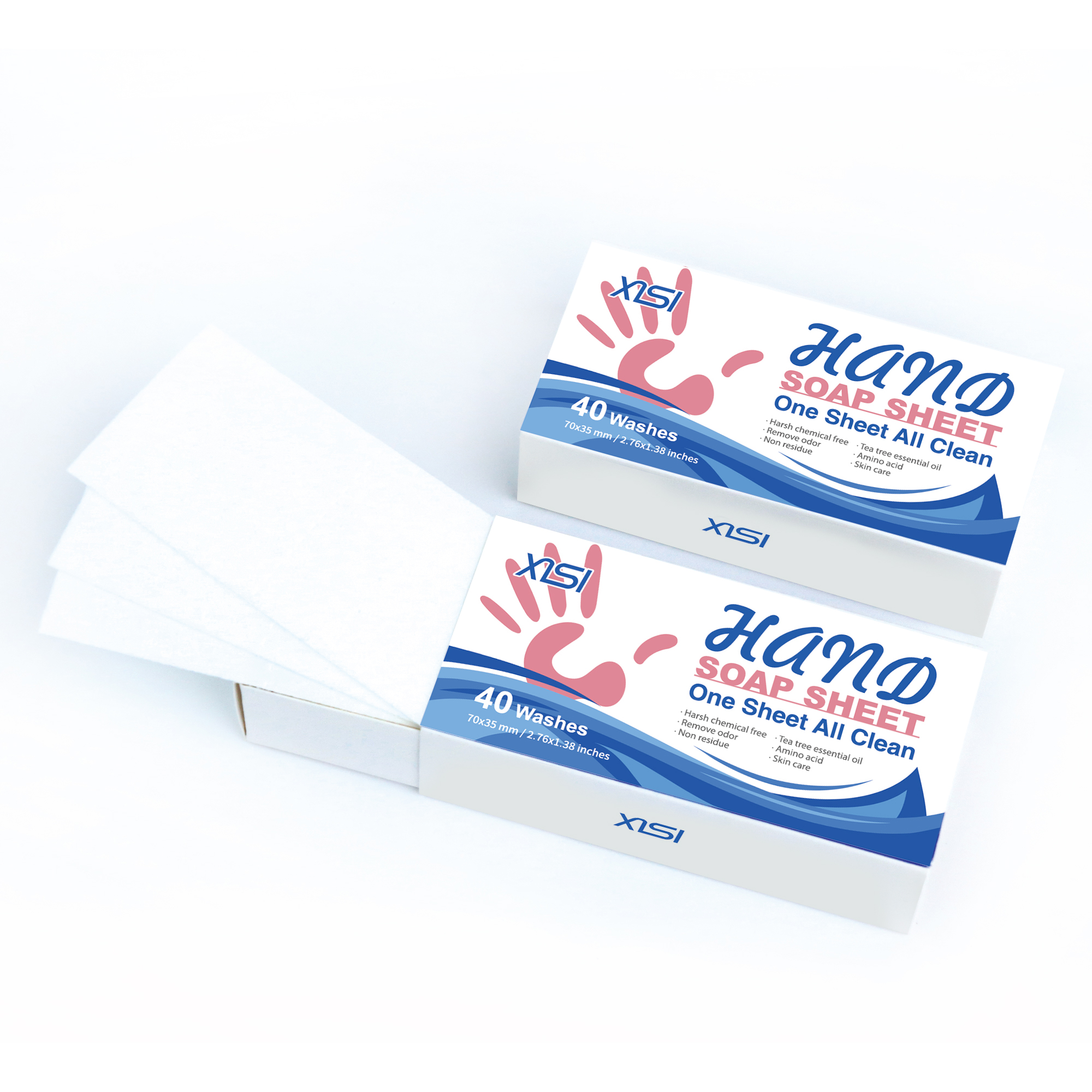 Effective anti-bacterial and easy to carry hand washing tablets