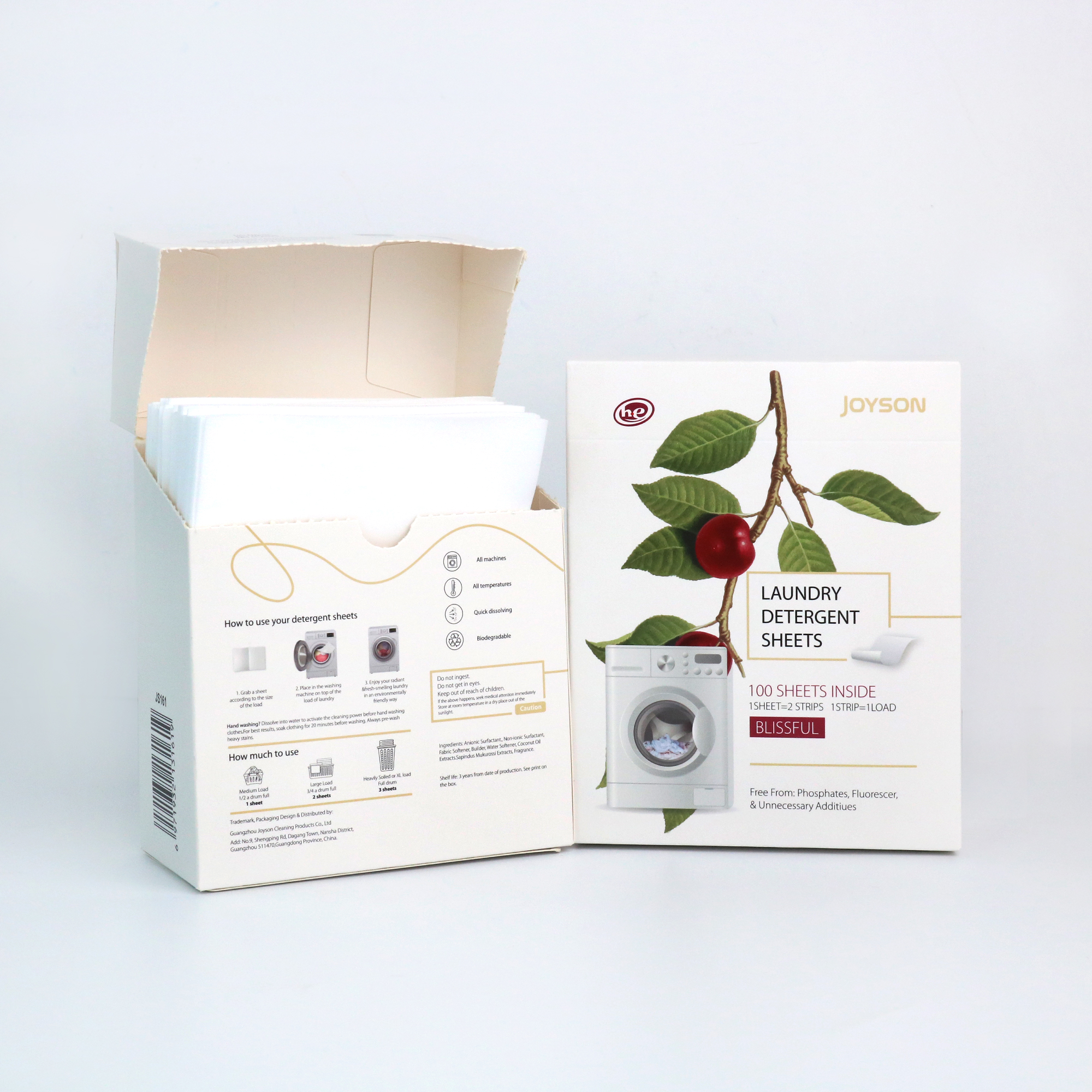 Natural Laundry Sheet Plant Extract Laundry Detergent Sheets