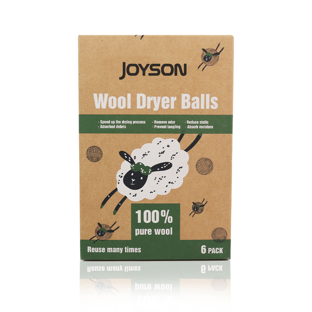 Wool ball dryer uses felt balls to prevent winding fluffy clothing to absorb moisture and remove odors wool clothes