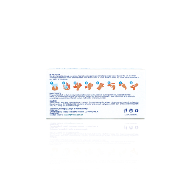 Disposable convenient antibacterial hand washing tablets with travel outdoor stain removal and refreshing hand washing tablets cleaning