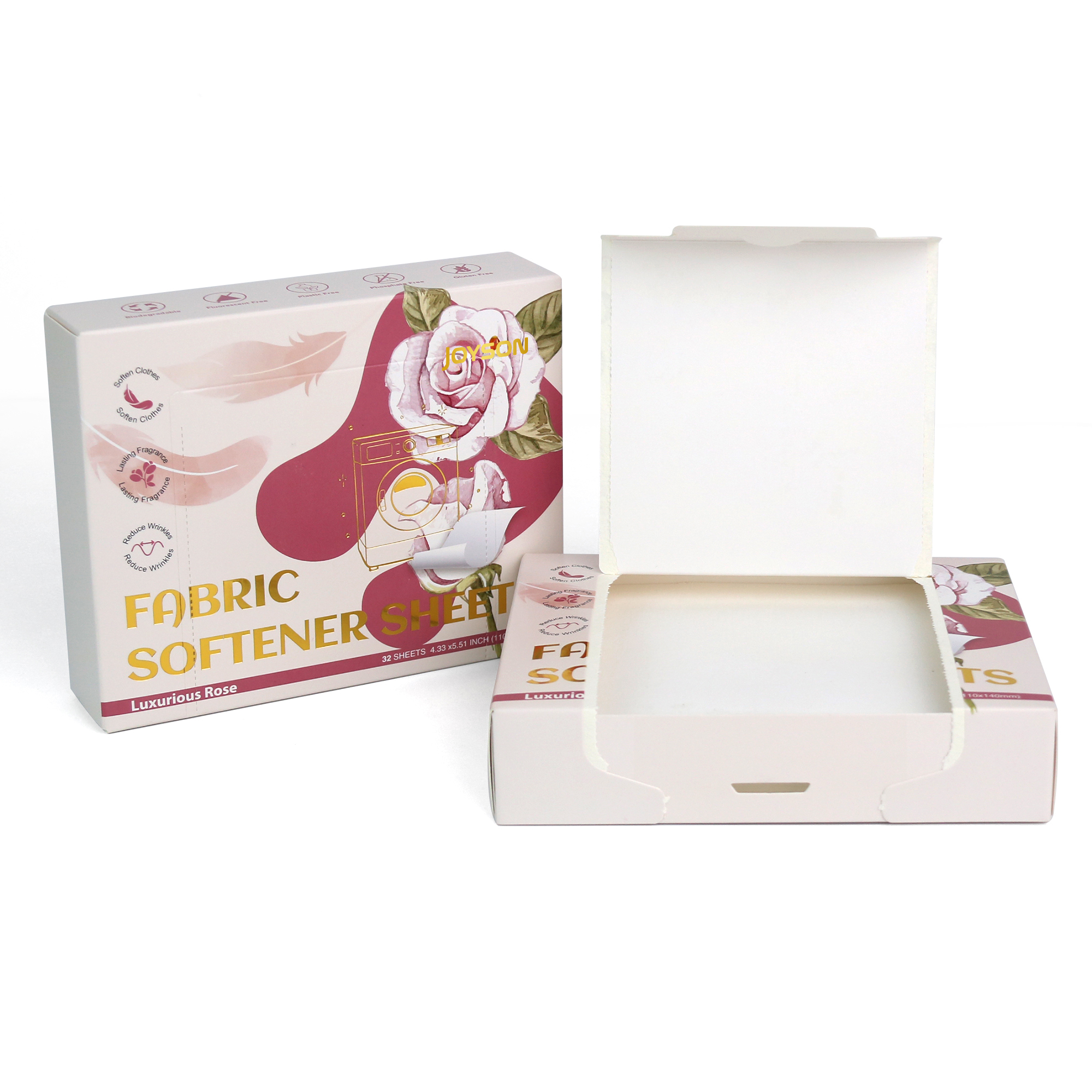 OEM Private Label Eco Friendly Natural Detergent Sheet Biodegradable Fabric Softener Sheets