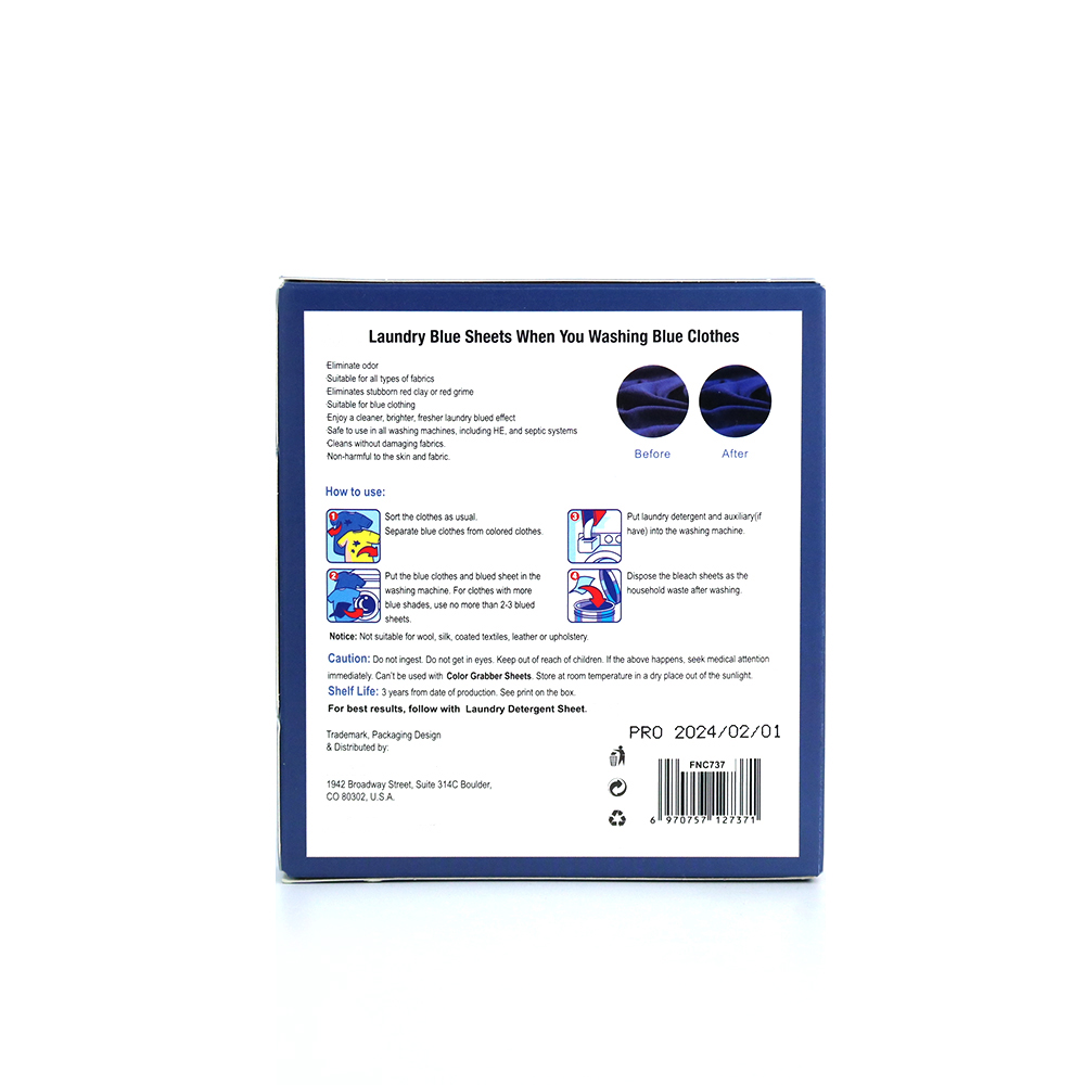 Factory custom-made laundry blue-enhancing films are only used to restore bright blue clothes.