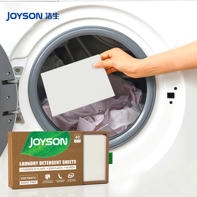 Wholesale Eco-Friendly Detergent Sheets Liquidless Hypoallergenic Biodegradable Laundry Detergent Sheet