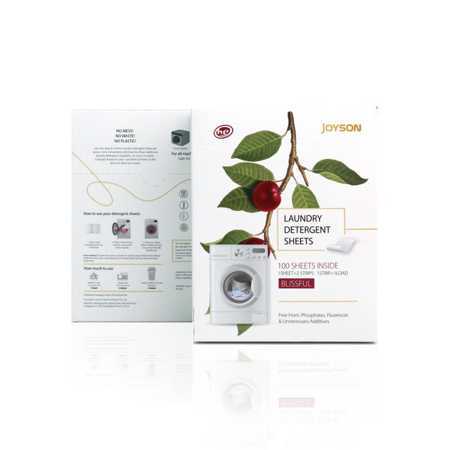 Natural Laundry Sheet Plant Extract Laundry Detergent Sheets