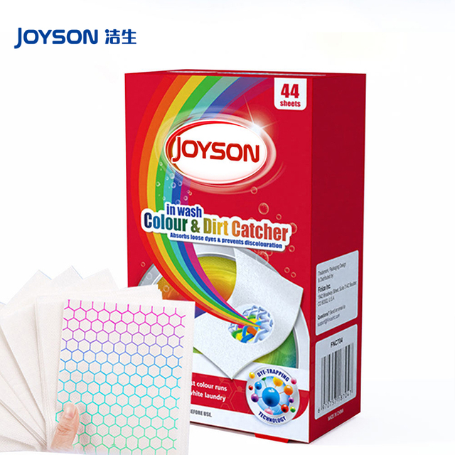 High quality nonwoven color fabric dye trapping laundry color grabber sheets