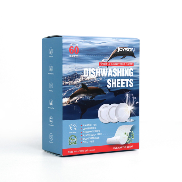 Travel Dishwashing Soap Strips Sheet Eco Dishwasher Detergent Sheets