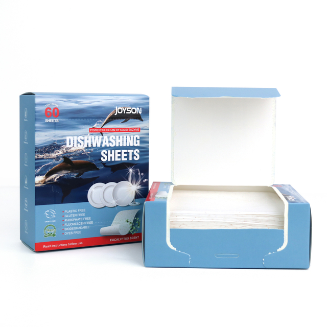 Travel Dishwashing Soap Strips Sheet Eco Dishwasher Detergent Sheets